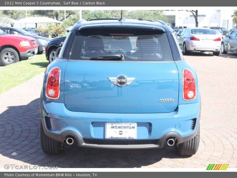 Surf Blue / Carbon Black 2012 Mini Cooper S Countryman