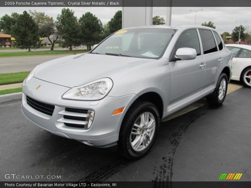 Crystal Silver Metallic / Black 2009 Porsche Cayenne Tiptronic