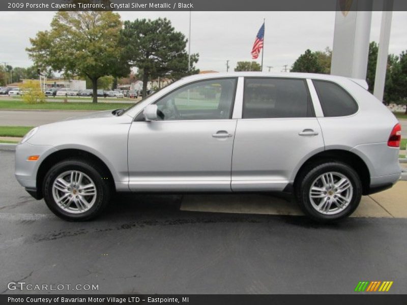 Crystal Silver Metallic / Black 2009 Porsche Cayenne Tiptronic