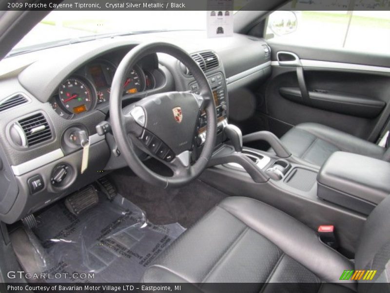 Crystal Silver Metallic / Black 2009 Porsche Cayenne Tiptronic
