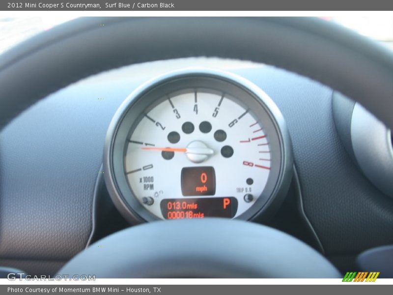 Surf Blue / Carbon Black 2012 Mini Cooper S Countryman