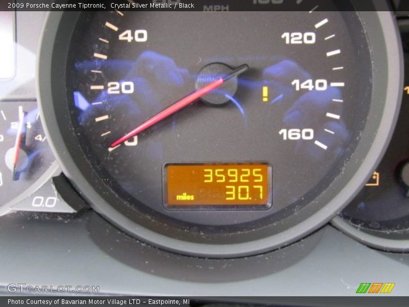 Crystal Silver Metallic / Black 2009 Porsche Cayenne Tiptronic
