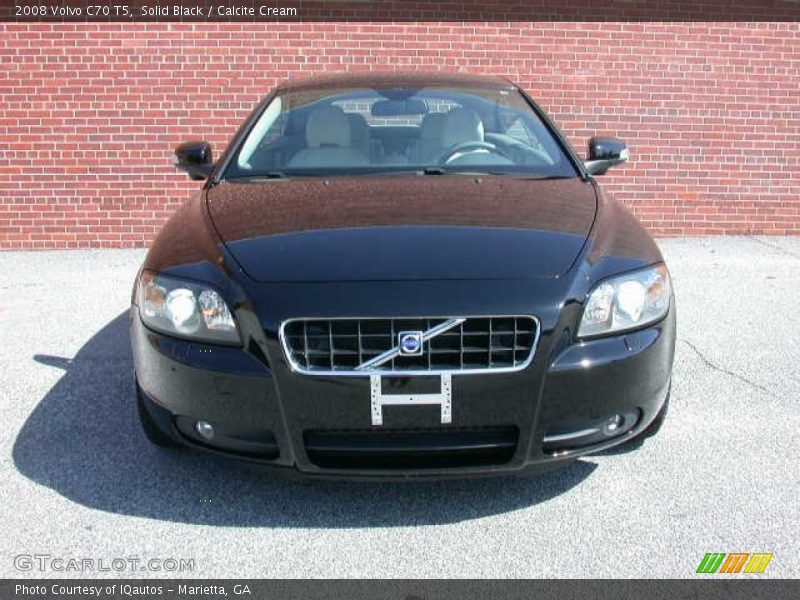 Solid Black / Calcite Cream 2008 Volvo C70 T5