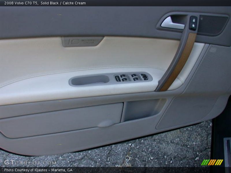 Solid Black / Calcite Cream 2008 Volvo C70 T5
