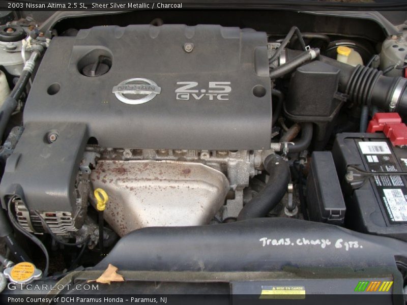 Sheer Silver Metallic / Charcoal 2003 Nissan Altima 2.5 SL