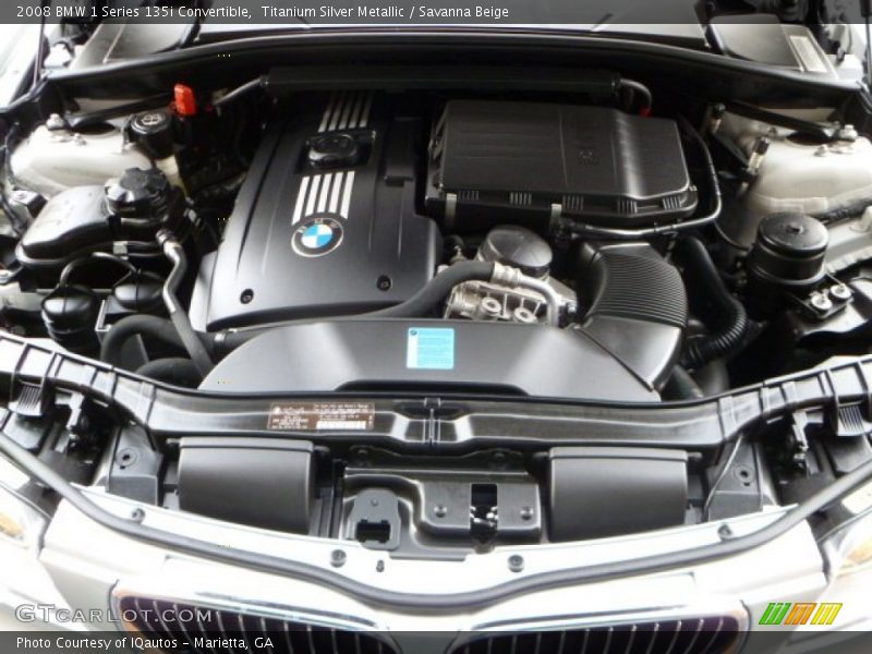  2008 1 Series 135i Convertible Engine - 3.0 Liter Twin-Turbocharged DOHC 24-Valve VVT Inline 6 Cylinder