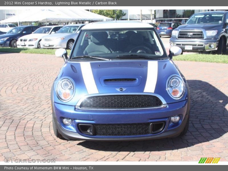 Lightning Blue Metallic / Carbon Black 2012 Mini Cooper S Hardtop