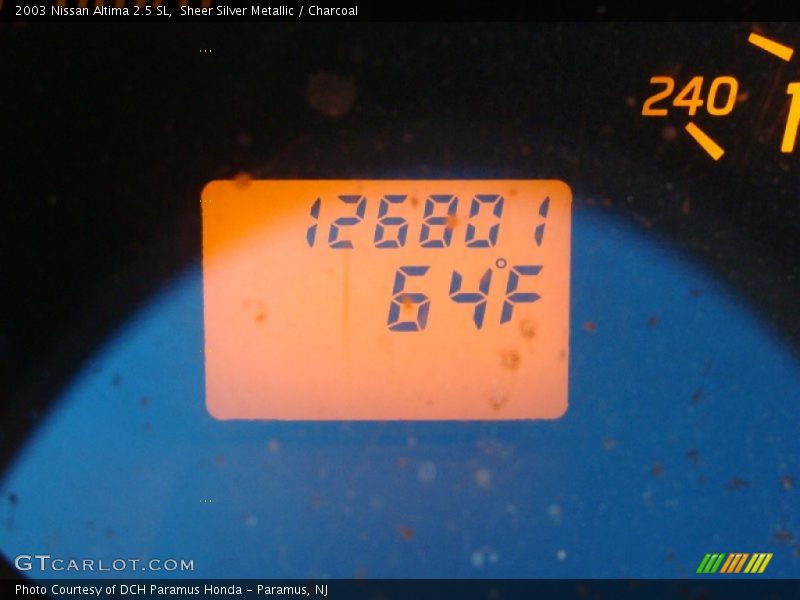 Sheer Silver Metallic / Charcoal 2003 Nissan Altima 2.5 SL