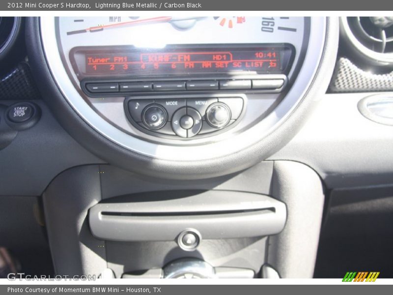 Lightning Blue Metallic / Carbon Black 2012 Mini Cooper S Hardtop