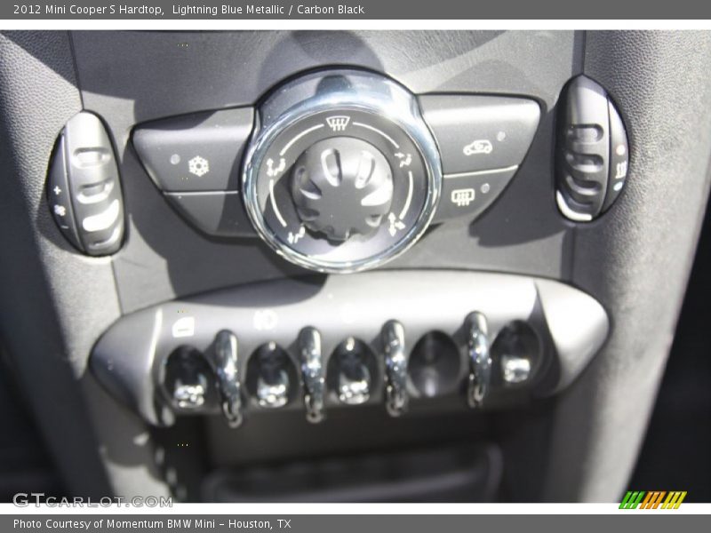 Lightning Blue Metallic / Carbon Black 2012 Mini Cooper S Hardtop