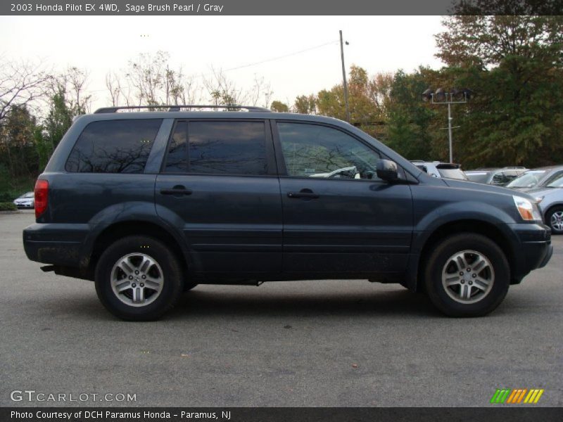 Sage Brush Pearl / Gray 2003 Honda Pilot EX 4WD