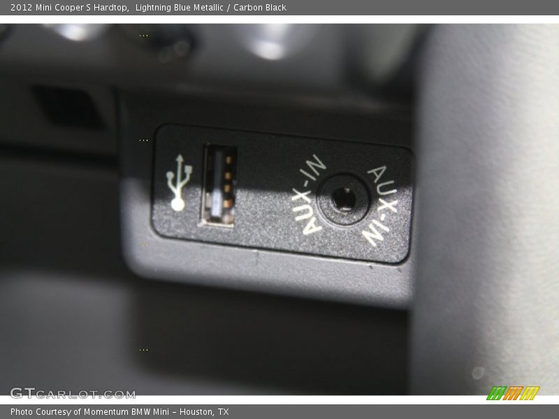 Lightning Blue Metallic / Carbon Black 2012 Mini Cooper S Hardtop