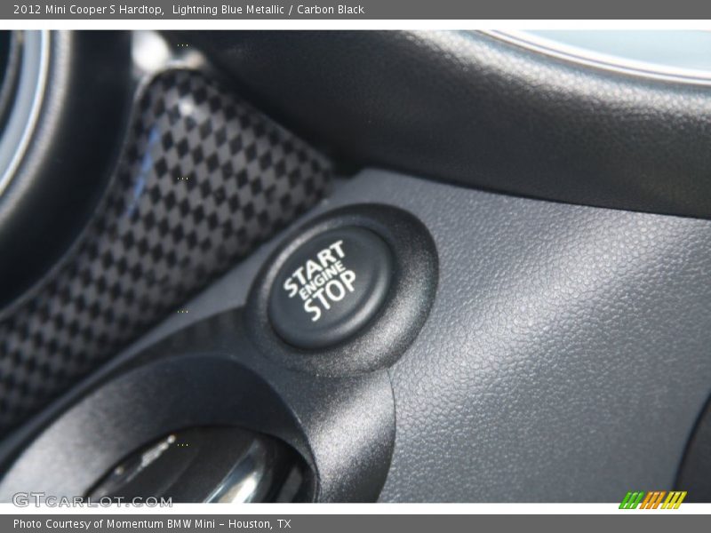 Lightning Blue Metallic / Carbon Black 2012 Mini Cooper S Hardtop