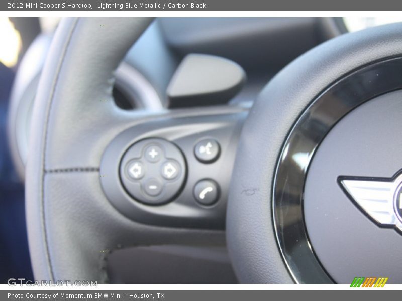 Lightning Blue Metallic / Carbon Black 2012 Mini Cooper S Hardtop