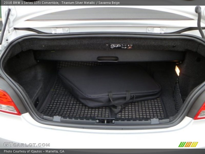  2008 1 Series 135i Convertible Trunk