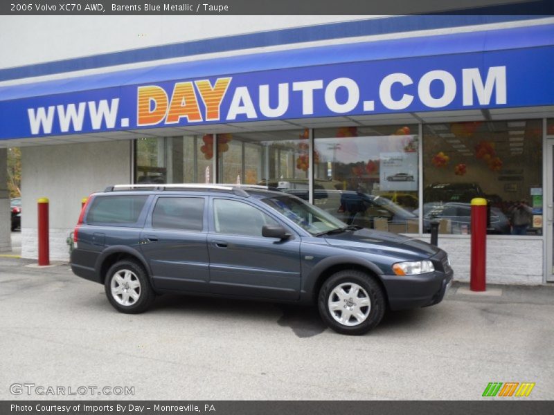 Barents Blue Metallic / Taupe 2006 Volvo XC70 AWD