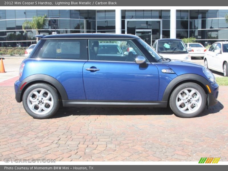 Lightning Blue Metallic / Carbon Black 2012 Mini Cooper S Hardtop