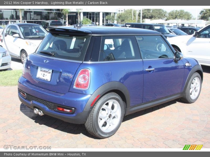 Lightning Blue Metallic / Carbon Black 2012 Mini Cooper S Hardtop