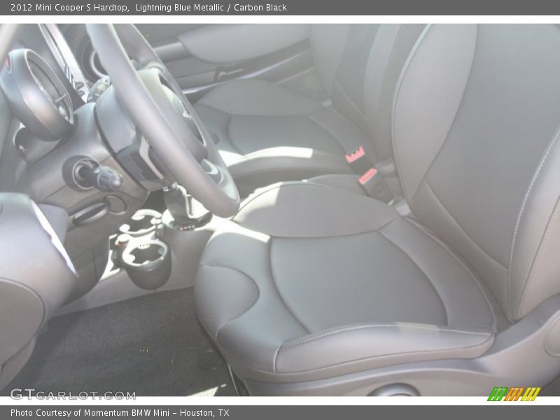 Lightning Blue Metallic / Carbon Black 2012 Mini Cooper S Hardtop