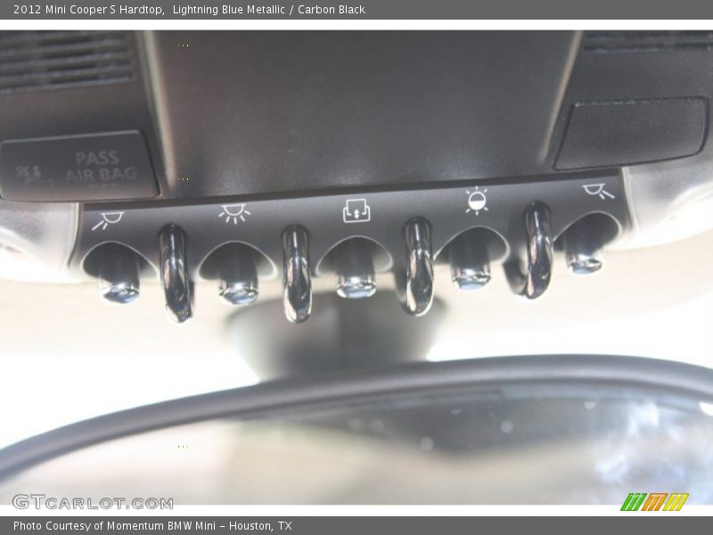 Lightning Blue Metallic / Carbon Black 2012 Mini Cooper S Hardtop