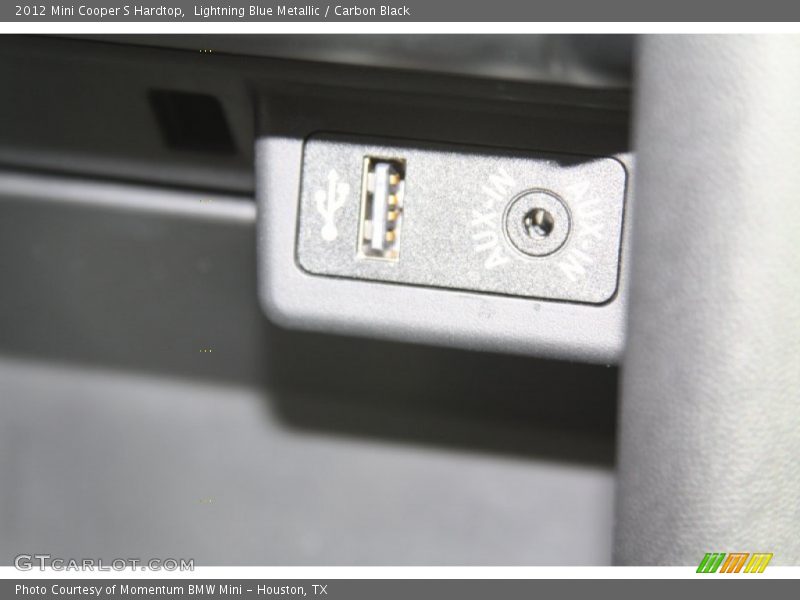 Lightning Blue Metallic / Carbon Black 2012 Mini Cooper S Hardtop