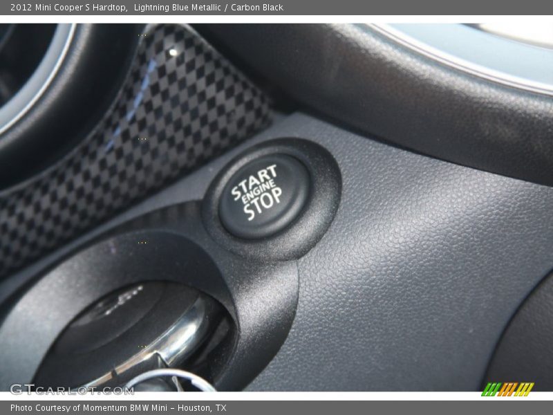 Lightning Blue Metallic / Carbon Black 2012 Mini Cooper S Hardtop