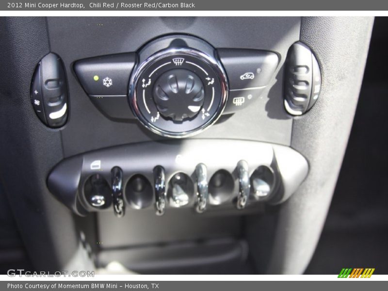 Controls of 2012 Cooper Hardtop