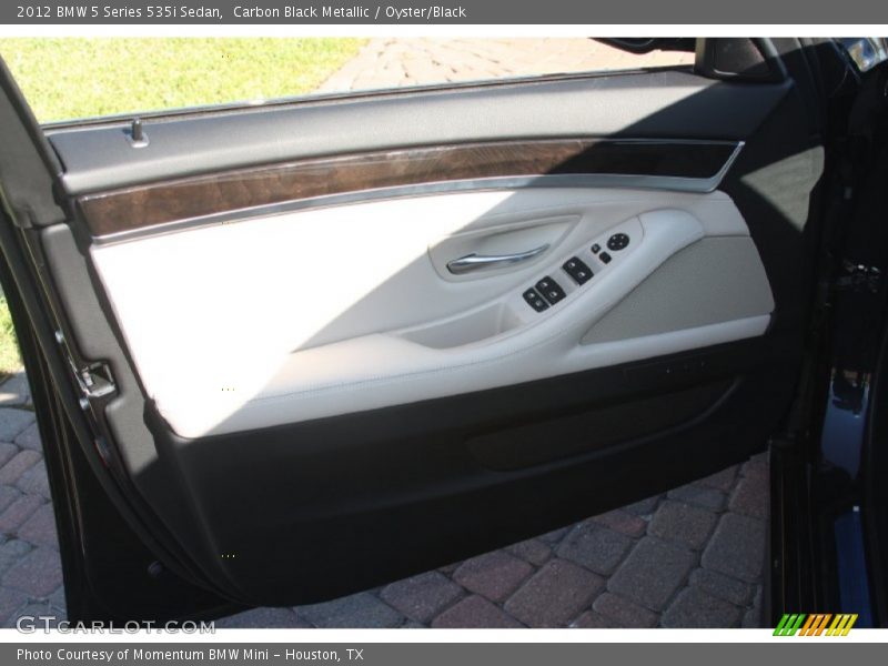 Carbon Black Metallic / Oyster/Black 2012 BMW 5 Series 535i Sedan