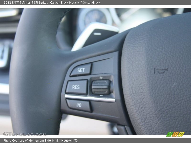 Carbon Black Metallic / Oyster/Black 2012 BMW 5 Series 535i Sedan