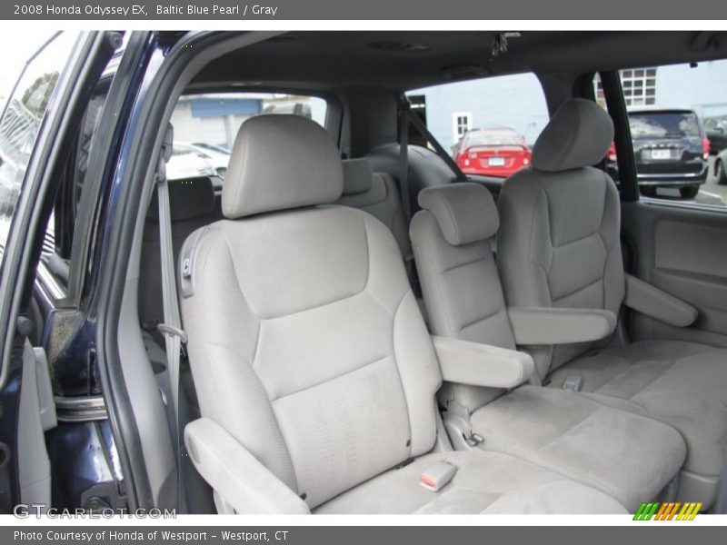 Baltic Blue Pearl / Gray 2008 Honda Odyssey EX