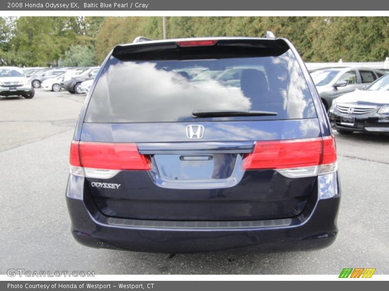 Baltic Blue Pearl / Gray 2008 Honda Odyssey EX