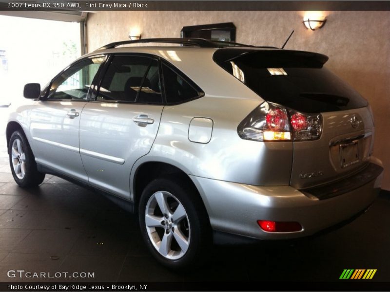 Flint Gray Mica / Black 2007 Lexus RX 350 AWD