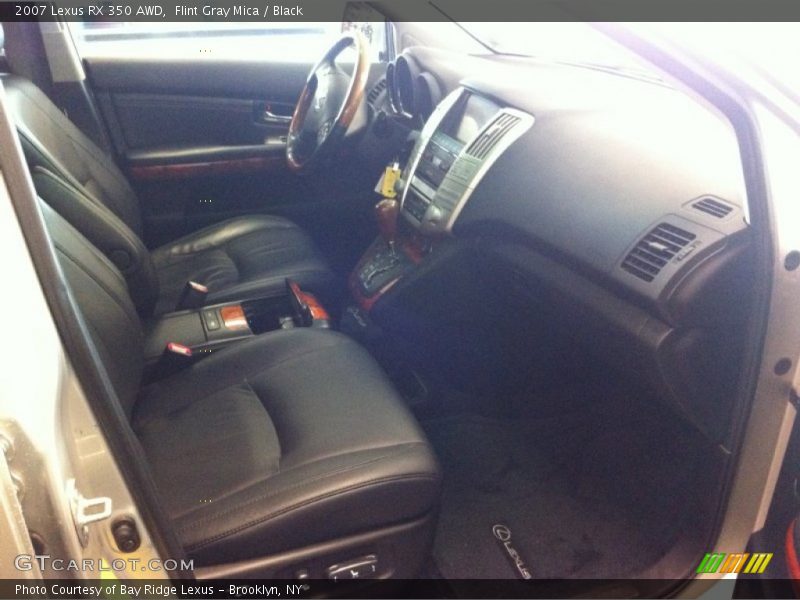 Flint Gray Mica / Black 2007 Lexus RX 350 AWD