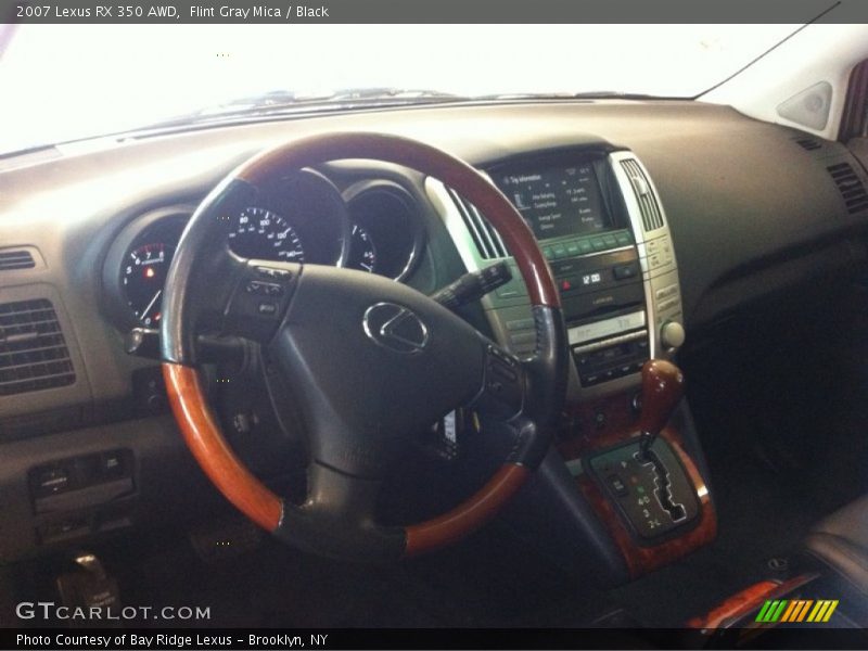 Flint Gray Mica / Black 2007 Lexus RX 350 AWD