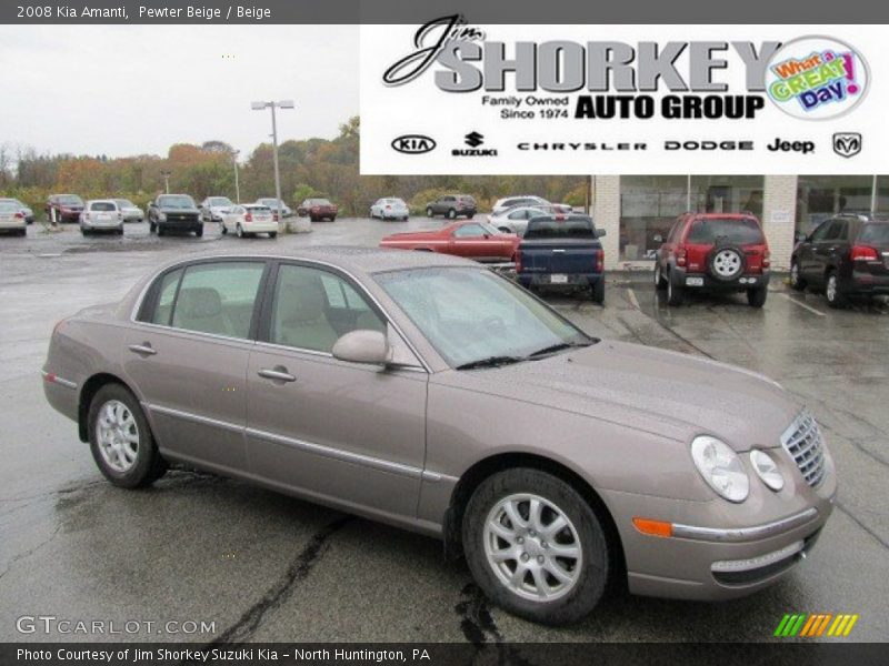 Pewter Beige / Beige 2008 Kia Amanti