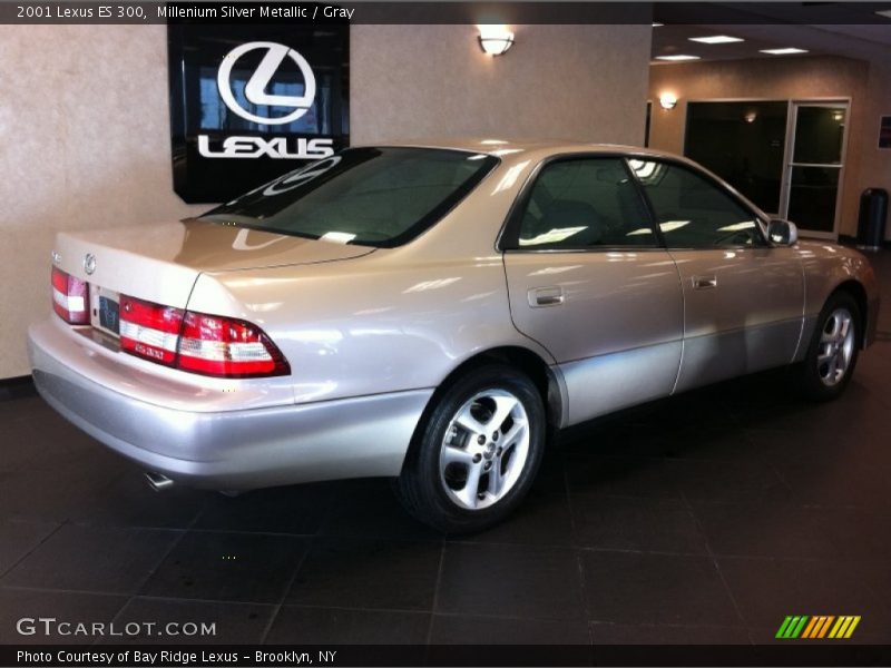 Millenium Silver Metallic / Gray 2001 Lexus ES 300