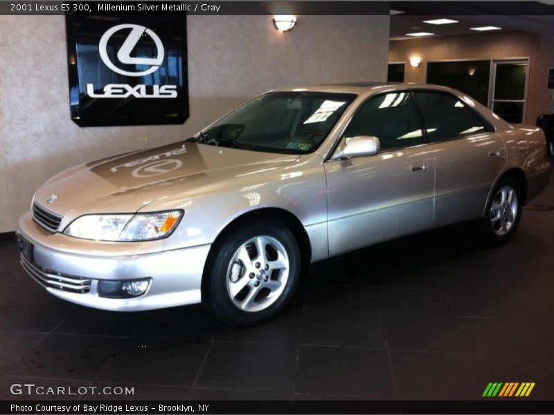 Millenium Silver Metallic / Gray 2001 Lexus ES 300