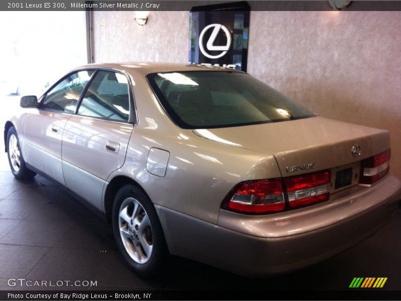 Millenium Silver Metallic / Gray 2001 Lexus ES 300