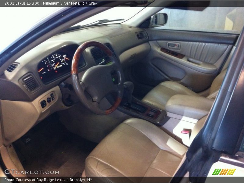 Millenium Silver Metallic / Gray 2001 Lexus ES 300