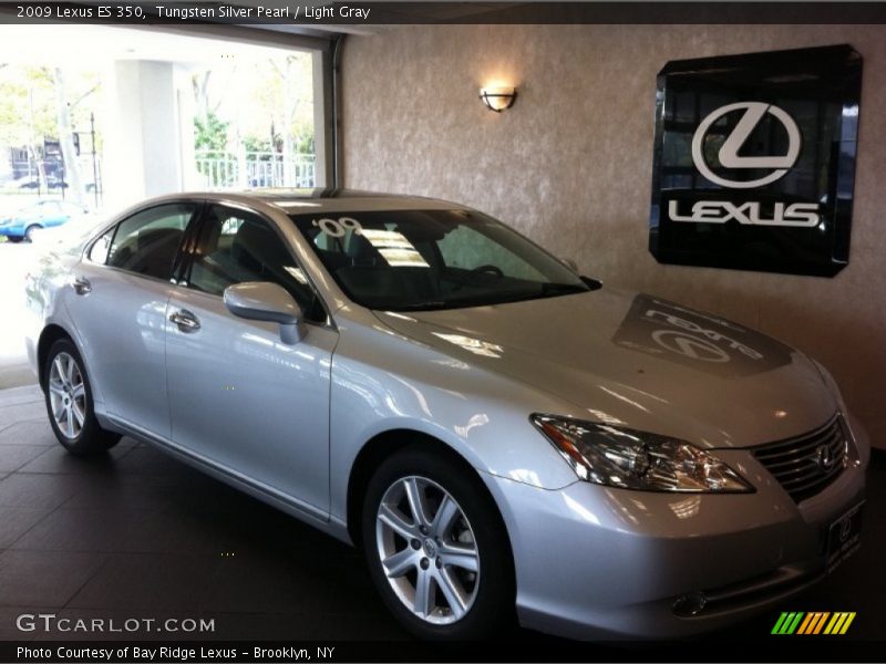 Tungsten Silver Pearl / Light Gray 2009 Lexus ES 350