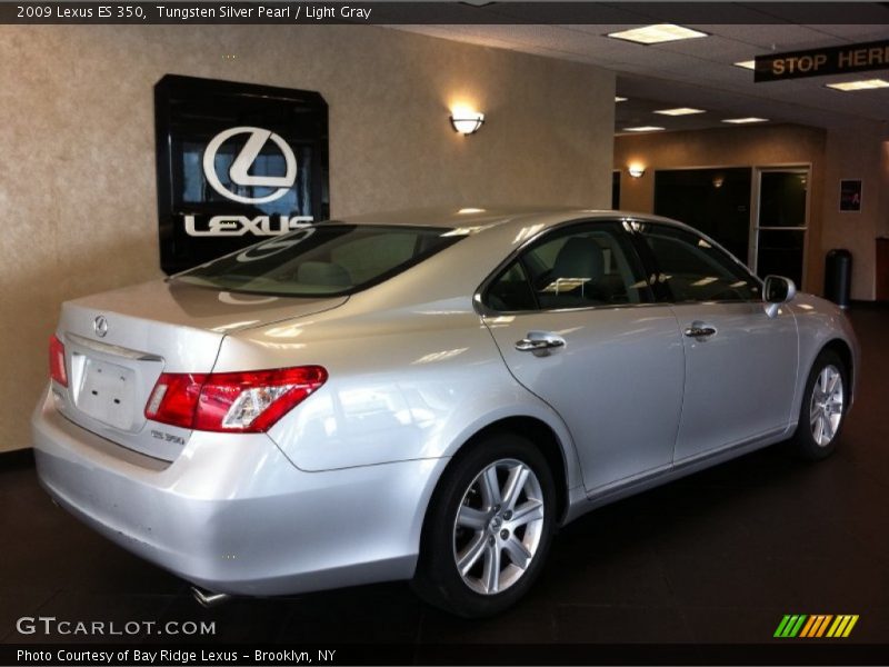 Tungsten Silver Pearl / Light Gray 2009 Lexus ES 350