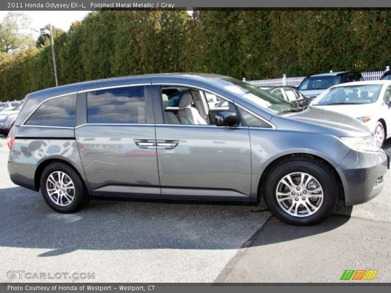 Polished Metal Metallic / Gray 2011 Honda Odyssey EX-L