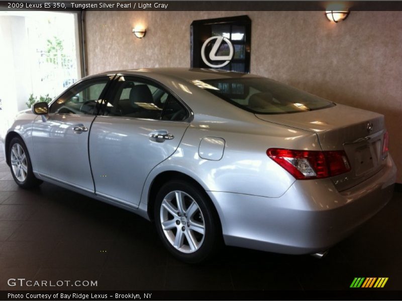 Tungsten Silver Pearl / Light Gray 2009 Lexus ES 350