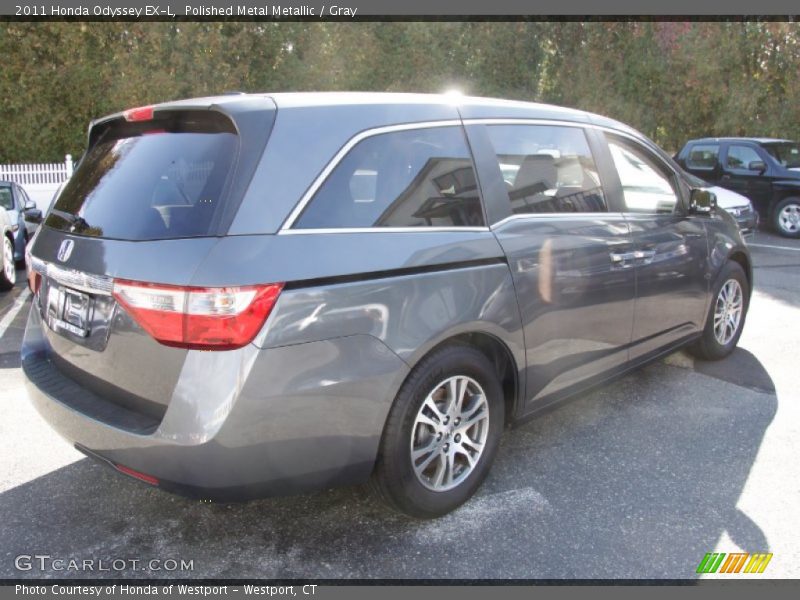 Polished Metal Metallic / Gray 2011 Honda Odyssey EX-L