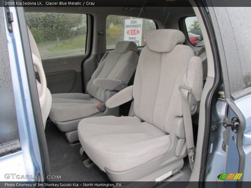 Glacier Blue Metallic / Gray 2008 Kia Sedona LX