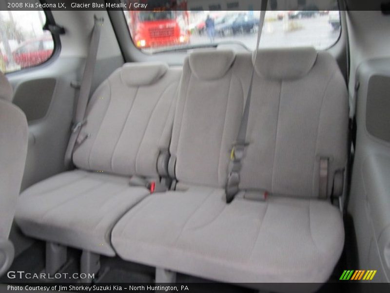 Glacier Blue Metallic / Gray 2008 Kia Sedona LX