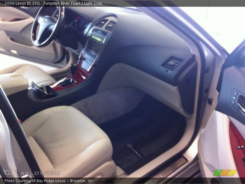 Tungsten Silver Pearl / Light Gray 2009 Lexus ES 350