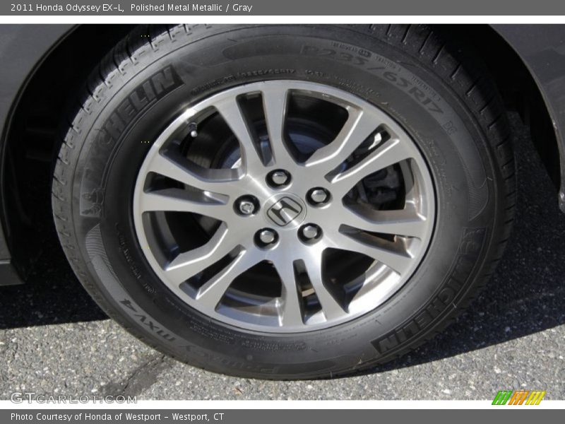 Polished Metal Metallic / Gray 2011 Honda Odyssey EX-L