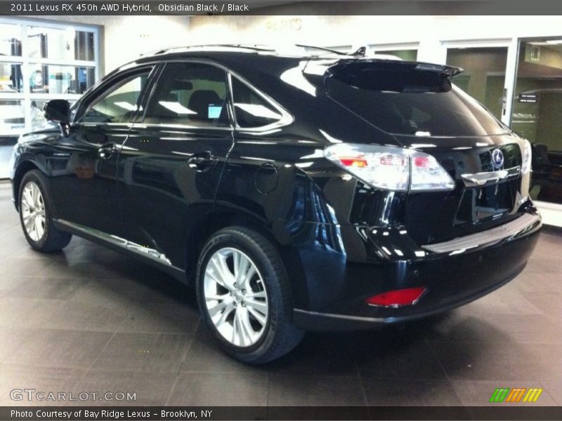 Obsidian Black / Black 2011 Lexus RX 450h AWD Hybrid