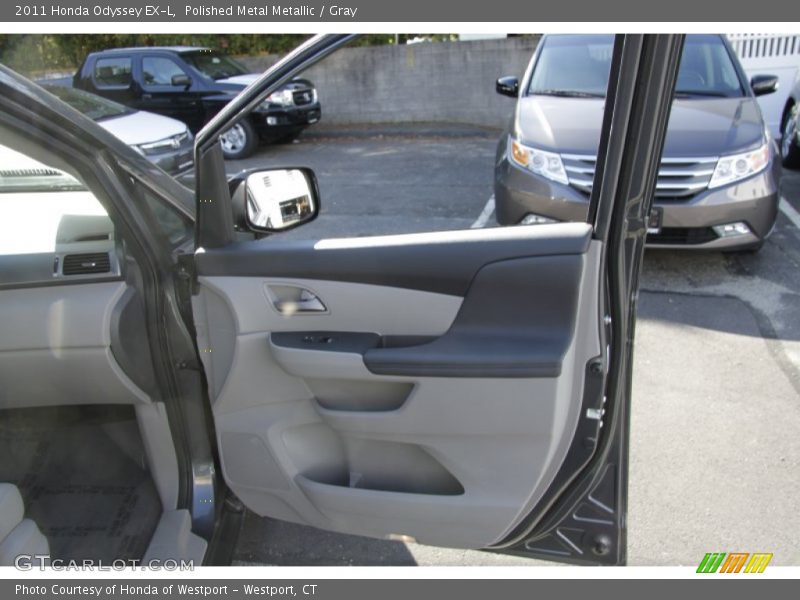 Polished Metal Metallic / Gray 2011 Honda Odyssey EX-L
